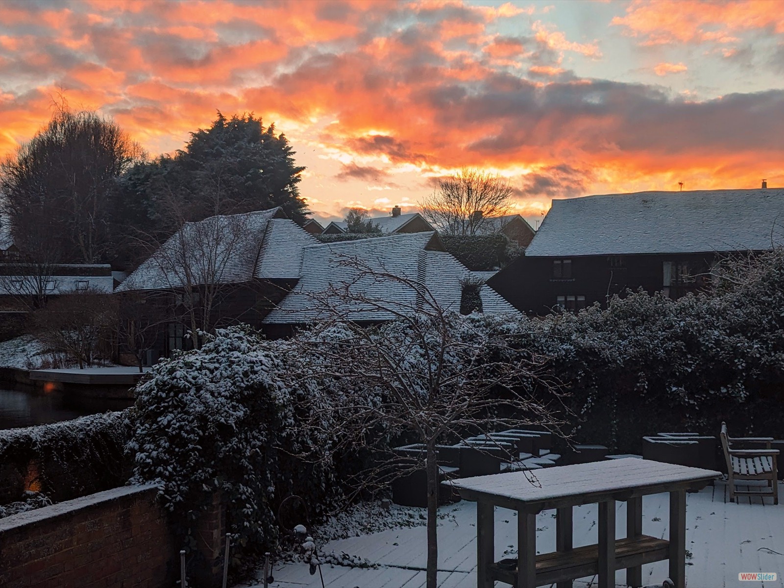 Snow at The Red Barn